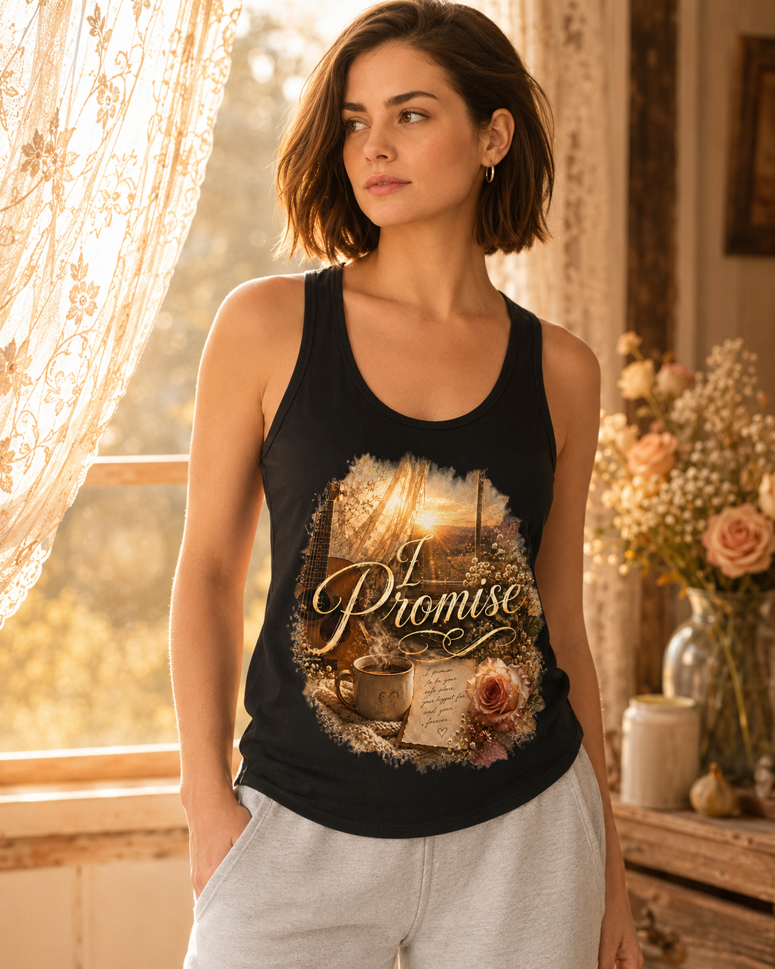 I Promise tank top from The In Between Collection