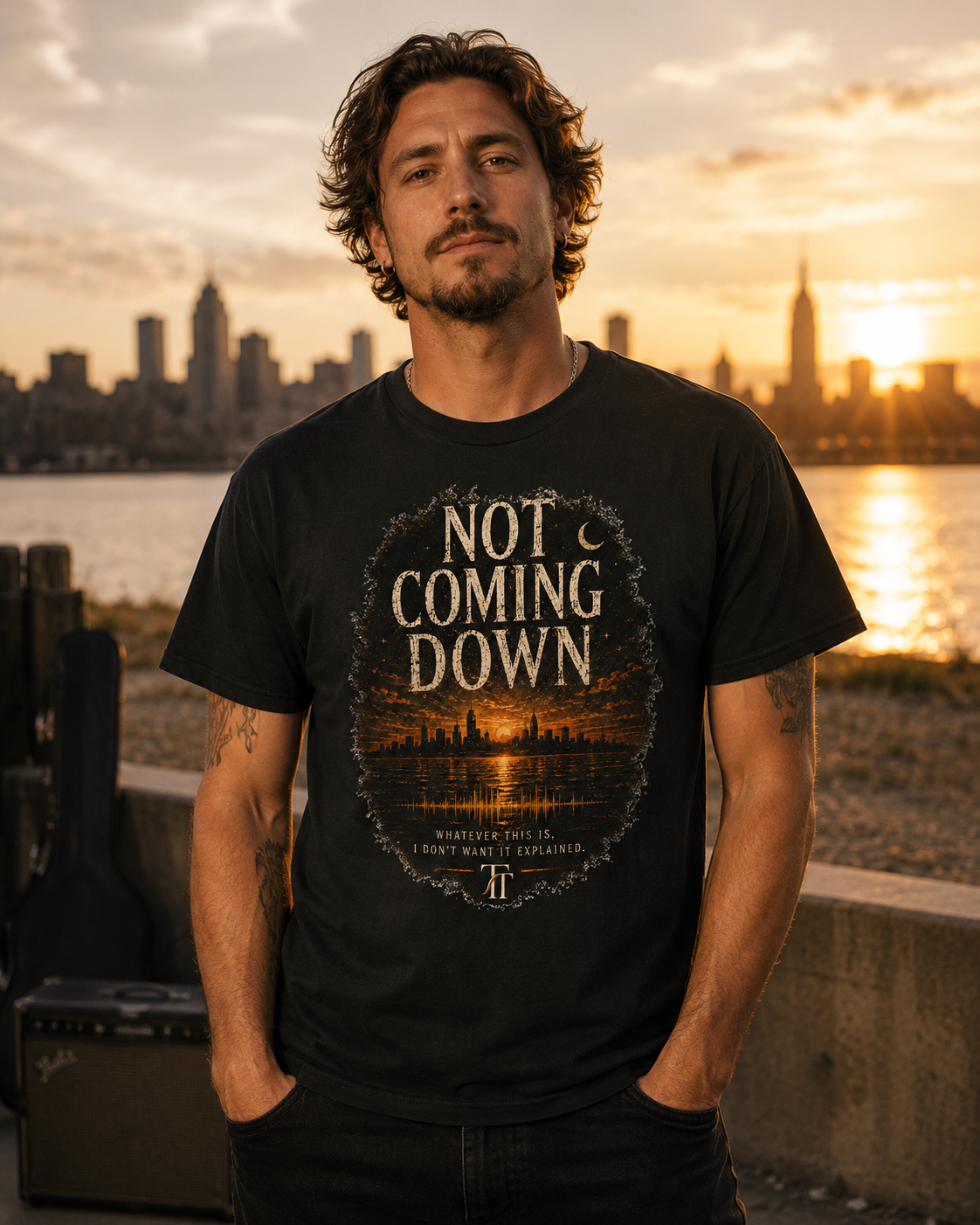 Not Coming Down tee from The In Between Collection